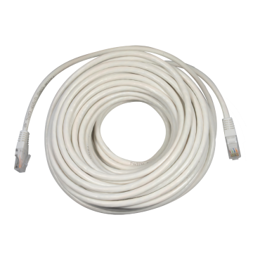 Safire UTP cable - Category 6 - OFC conductor, purity 99.9% copper - Ethernet - RJ45 Connectors - 20 m - White colour