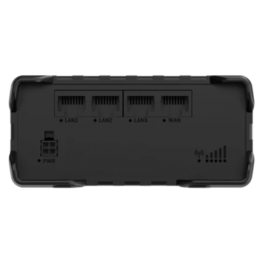 Teltonika Router 4G Industrial - 4 Ethernet ports RJ45 Fast Ethernet - Dual SIM 4G (LTE) Cat 4 up to 150Mbps - 1x Input + 1x Digital Outputs - Wi-Fi 802.11b/g/n 2.4GHz - Aluminum Housing