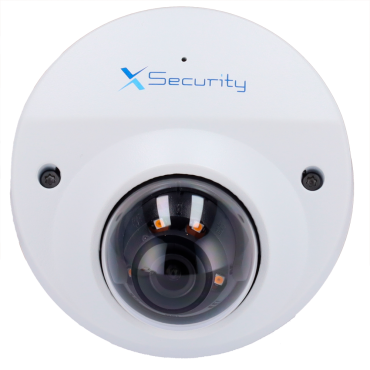X-Security Mini Dome IP Camera - 4 Megapixel (2688x1520) - 2.8mm fixed lens - WDR 120dB | Dual Light(IR 60m and White Light 60m) - WizSense, with human and vehicle classification - MicroSD 256GB / IP67 & IK10