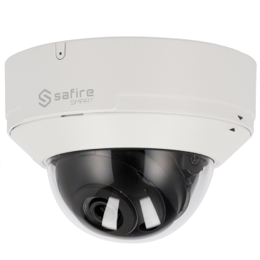 Safire Smart - Dome camera 4 in 1 Range E1 - 3K (2944x1656, 5Mpx 16:9), 1/2.5" CMOS - 2.8 mm Lens | 30 m IR range - DWDR, HLC, BLC, AGC - Waterproof IP67, Anti-vandal IK10