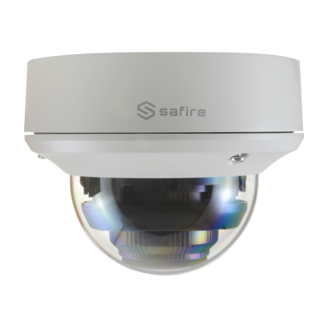 Safire ECO Range Dome Camera - Output 4in1 - 5 MP high performance CMOS - 2.7~13.5mm motorised lens - Smart IR Matrix range 40 m - Waterproof IP67 | Anti-vandal IK10