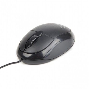 Wired optical mouse, USB, black - Compact & lightweight design - Plug & Play - no drivers required
