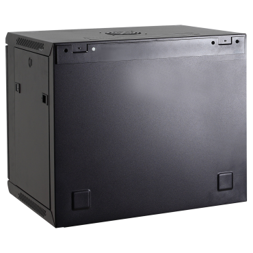 Rack cabinet for wall - Up to 6U rack of 19" - Up to 60 kg load - With ventilation and cable passage - Ventilator and tray included - Multiple connector of 6 power points included