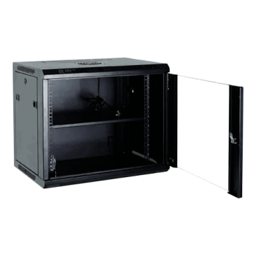 Rack cabinet for wall - Up to 6U rack of 19" - Up to 100 kg load - With ventilation and cable passage - Depth 600 mm