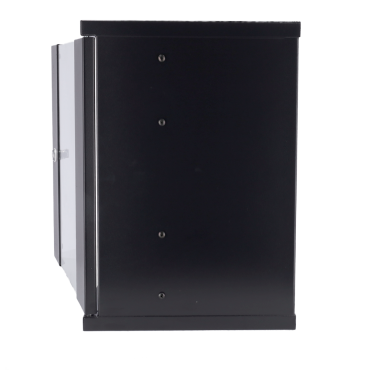 Rack cabinet for wall - Up to 9U rack of 10" - Up to 15 kg load - With cable grommets - Tray included - Depth 300 mm