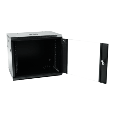 Rack cabinet for wall - Up to 9U rack of 19" - Up to 100 kg load - With ventilation and cable passage - Depth 600 mm - Supplied disassembled