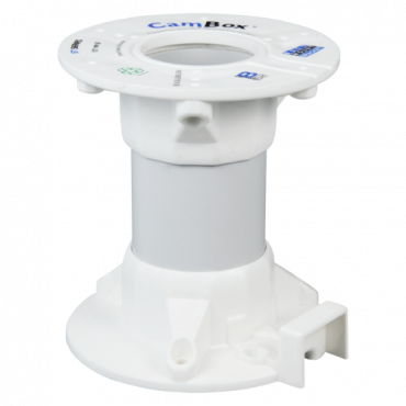 Ceiling bracket - Height 10 cm - Suitable for indoor and outdoor use - White colour - Made of plastic