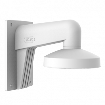 Wall bracket - Compatible for domes - Valid for exterior use - White colour - Cable pass