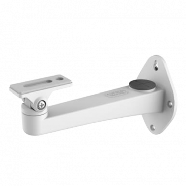 Wall bracket - For box and bullet cameras - Valid for exterior use - White colour - Compatible with Hiwatch Hikvision - Cable pass