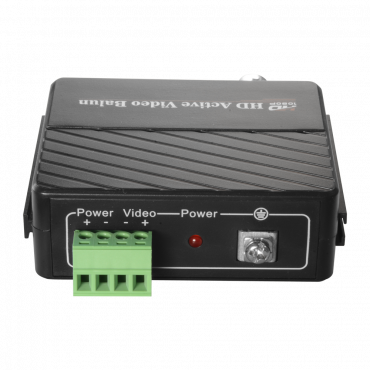 Actieve zender/ontvanger - Geoptimaliseerd voor HDTVI / HDCVI / AHD - 1 videokanaal - BNC / UTP 4-pins - Bereik: 400 ~ 700 m - Ontvanger / Compatibel met BA615A-TX