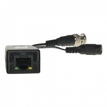 HDTVI & HDCVI Passive twisted pair transceiver, 1 channel video and power, Range: 190 ~ 440m