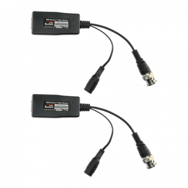 HDTVI & HDCVI Passive twisted pair transceiver, 1 channel video and power, Range: 180 ~ 450m