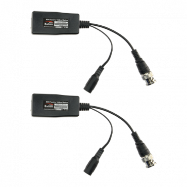 HDTVI & HDCVI Passive twisted pair transceiver, 1 channel video and power, Range: 190 ~ 440m