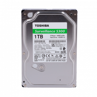 Hard Drive Pack - 10 stuks - Toshiba - HDWV110UZSVA - 1TB opslag - Speciale surveillance HDD