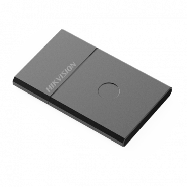 Hikvision SSD Portable Hard Disk Drive 1.8" - Power and lightness in a small format - Capacity 500GB - USB interface 3.2 Gen2 Type C - Transfer rate up to 1060 MB/s - Maximum security with fingerprint encryption - Weatherproof IPX7