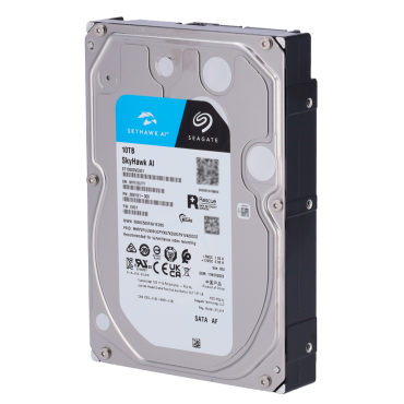 Seagate Skyhawk Hard Drive - Capacity 10 TB - SATA interface 6 GB/s - Up to 32 transmissions of artificial intelligence - Model ST10000VE0001 - Network Video Recorder (NVR) Special