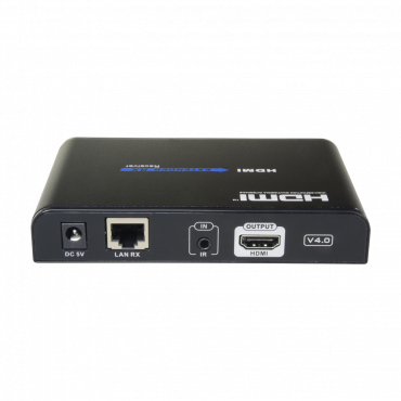 HDMI active Extender 1080P - Receiver compatible with HDMI-EXT-PRO - Range 120 m over UTP cable Cat 6 - IR transmission - Allows point-to-point connection up to 253 - receivers - Standard HDbitT v1.3f