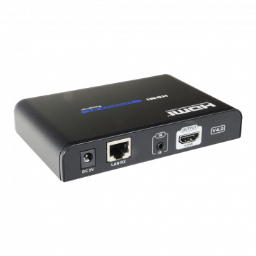 HDMI active Extender 1080P - Receiver compatible with HDMI-EXT-PRO - Range 120 m over UTP cable Cat 6 - IR transmission - Allows point-to-point connection up to 253 - receivers - Standard HDbitT v1.3f