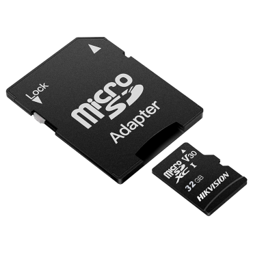 Hikvision Memory Card - Capacity 32 GB - Class 10 U1 - To 300 writing cycles - FAT32 - Ideal for mobiles, tablets, etc