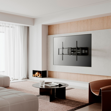 Flat screen mount with arm -  Up to 98"  -  Max weight 120Kg -  VESA 900x600mm