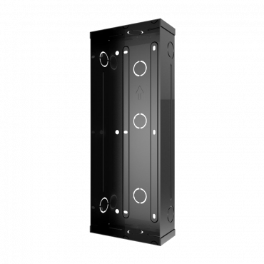 Support for video door entry - Specific for Akuvox AK-R27(8)A video door entry systems - Measurements: 270mm (H) x 122mm (W) x 61mm (D) - Made of galvanized steel - flush mount - Easy installation
