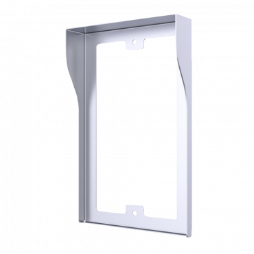 Cover for video door entry - Specific for Akuvox AK-R20A video door entry system - Measurements: 145mm (H) x 85mm (W) x 40mm (D) - Made of galvanized steel - rain visor - flush mount
