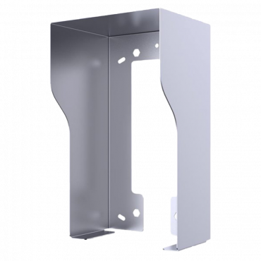 Cover for video door entry - Specific for Akuvox AK-R20A video door entry system - Measurements: 145mm (H) x 85mm (W) x 60mm (D) - Made of galvanized steel - rain visor - surface mount