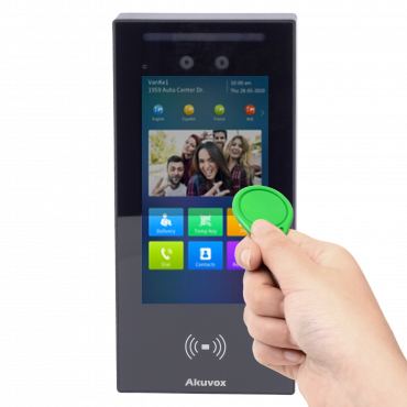 IP Video Door Phone with Access Control - 2MP camera | Crystal clear two-way audio - Facial, MF card, NFC, BLE, QR and PIN | 1 relay - 20,000 users | TCP/IP, PoE, SIP Standard - 5" IPS Screen | Cloud Maintenance - Connection .....