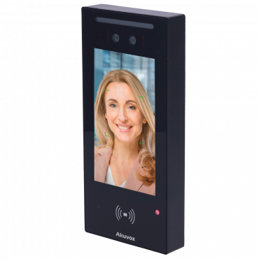 IP Video Door Phone with Access Control - 2MP camera | Crystal clear two-way audio - Facial, MF card, NFC, BLE, QR and PIN | 1 relay - 20,000 users | TCP/IP, PoE, SIP Standard - 5" IPS Screen | Cloud Maintenance - Connection .....