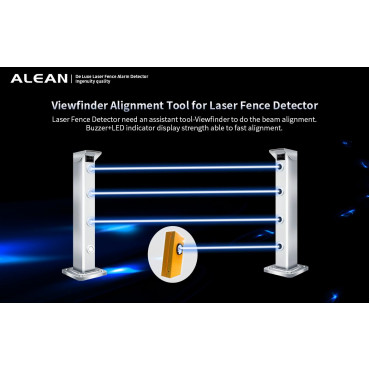 Laser Barrier Detector - Wired | 3 beams - Max distance. The detection 500 m - Simple installation with LED and aligner (ABL-JYD) - NC/NO relay outputs - Power 12~24 VDC/VAC