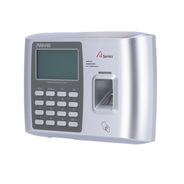 Anviz Time & Attendance Terminal - Fingerprints, EM card and keypad - 2000 recordings / 50000 records - CP/IP, USB, WiFi, relay for siren - 8 Time & Attendance control modes - Free CrossChex Software