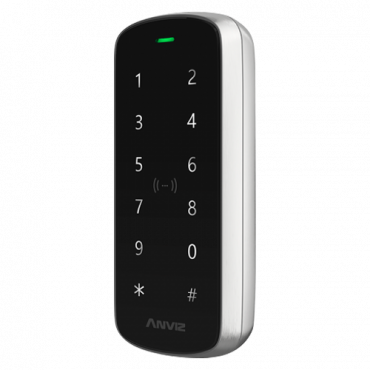 ANVIZ standalone reader - Dual Keyboard and Card (EM & MF) - 10.000 recordings / 200.000 records - TCP/IP, WiFi, Bluetooth, miniUSB, Wiegand - Integrated Controller / Opening with APP - Vandal-proof, for exterior use