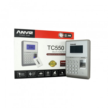 Access Control and Presence Terminal, fingerprints, RFID Card and keyboard, 2000 recordings / 50000 records, TCP / IP, USB, USB Flash, Wiegand, relay, 8 presence Control Modes, Software CrossChex