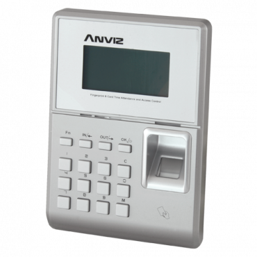 Access Control and Presence Terminal, fingerprints, RFID Card and keyboard, 2000 recordings / 50000 records, TCP / IP, USB, USB Flash, Wiegand, relay, 8 presence Control Modes, Software CrossChex