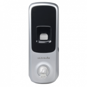 Ultraloq intelligent lock - Fingerprints, keyboard and Bluetooth - Up to 95 users and mobile APP - Autonomous 3 x AA batteries - Resistant and aesthetic - Exterior IP65