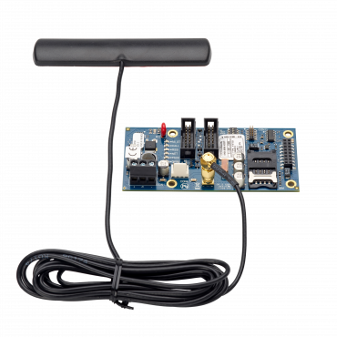 GSM/GPRS module for reporting and up/download