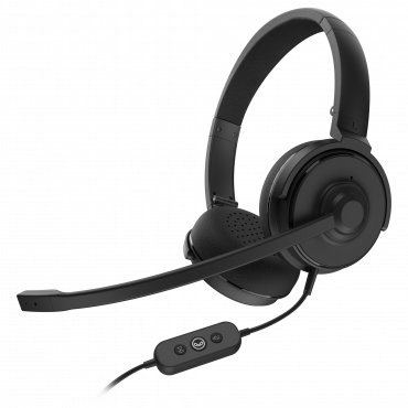 Nearity Conference Headset - Ambient noise cancellation - omnidirectional microphone - Comfort enough to wear all day - Button call control - Power and communication via USB C or USB A