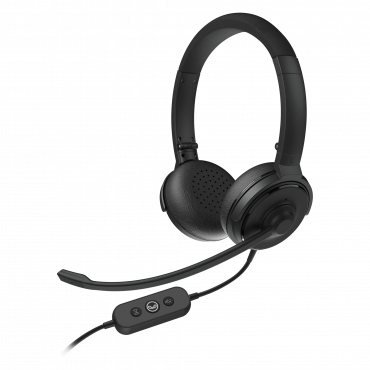 Nearity Conference Headset - Ambient noise cancellation - omnidirectional microphone - Comfort enough to wear all day - Button call control - Power and communication via USB C or USB A