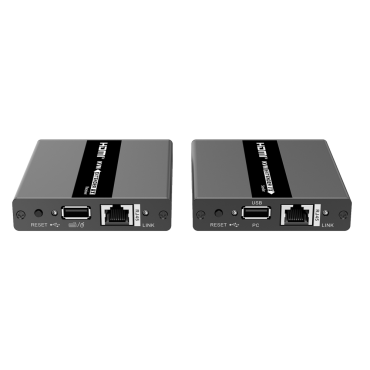 HDMI Extender with KVM | Transmitter and receiver | Range 60 m | Over cable UTP Cat 6 | Up to 1080p@60Hz | Power supply DC 5 V