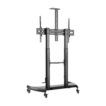 Floor stand with wheels and handle - Adjustable height - Up to 86" - Max weight 100Kg - VESA 1000x600mm