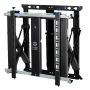 B-TECH Narrow Video Wall Bracket | Wall or tube mounting | Metallic structure