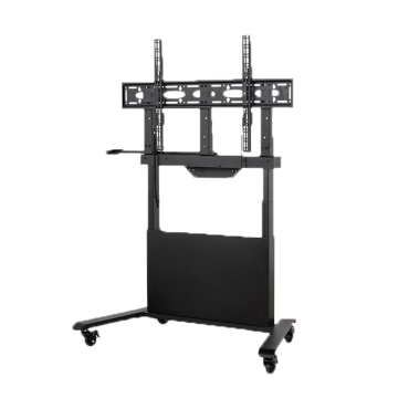 Motorized floor stand with wheels | Up to 86" | Max weight 100Kg | VESA 1000x600mm | Adjustable height