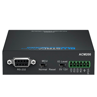 Advanced control module - Compatible with IP50 and IP200 series - IR, RS232 and KVM signal management - Video and audio signal management