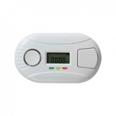 Stand-alone CO detector ANKA - Battery life 10 years - Alarm indicator light - Alarm 85 dB at 3m - Test button and LCD screen - Certified EN 50291:2010