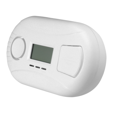 Stand-alone CO detector ANKA - Battery life 10 years - Alarm indicator light - Alarm 85 dB at 3m - Test button and LCD screen - Certified EN 50291:2010