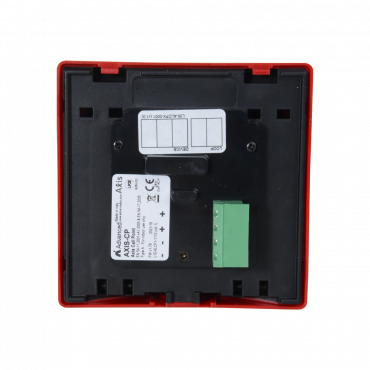 Advanced resetbare analoge drukknop - Ingebouwde isolator - Tweekleurige (rood-groen) LED-indicator - Dezelfde sleutel voor openen en opnieuw inschakelen - Zonder deksel - Certificaat EN54-17