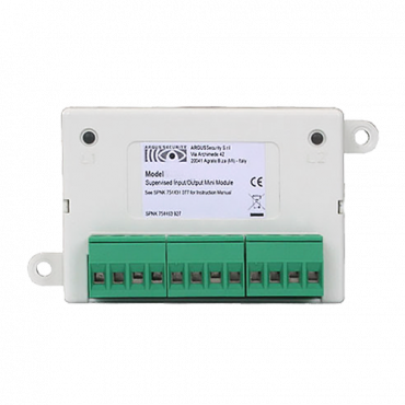 Advanced Analog Module - 1 input and 1 relay output - Built-in short-circuit isolator - Compatible with Argus Vega protocol - Conductor cable up to 2.5mm2 - Certificate EN54-17