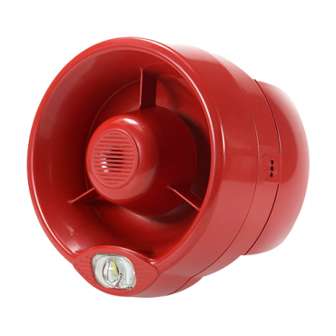 Advanced conventional siren and flash - Needs ADV-AXIS-WSM module to connect to analog loop - Maximum sound pressure level 100dB - 4 volume levels and 32 configurable tones - Certificates EN54-3 and EN54-23