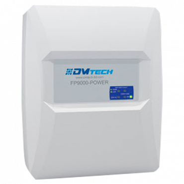 DMT-FP9000P: DMTech-voedingspaneel - Certificaat EN54-4 - Uitgangsstroom 2A - Tot 3,5A gedurende 15 minuten - Hulpuitgang voor storingsconditie - Capaciteit voor 2 12V-batterijen