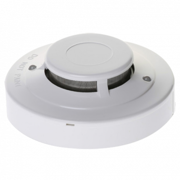 NB-323-2-LED: Conventional fixed temperature fire detector - Certificate EN54 part 5 - Double LED alarm to see it from anywhere - Made of ABS material with heat resistance - Base not included - Interchangeable base with the entire wizmart range